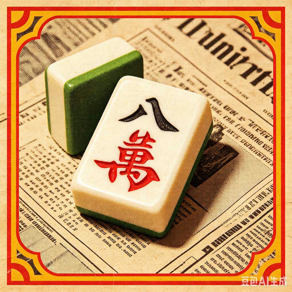 large print mahjong set