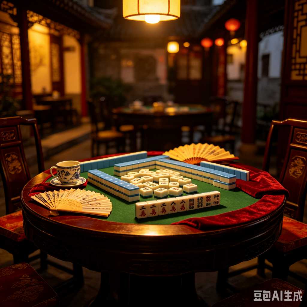 traditional chinese board game mahjong