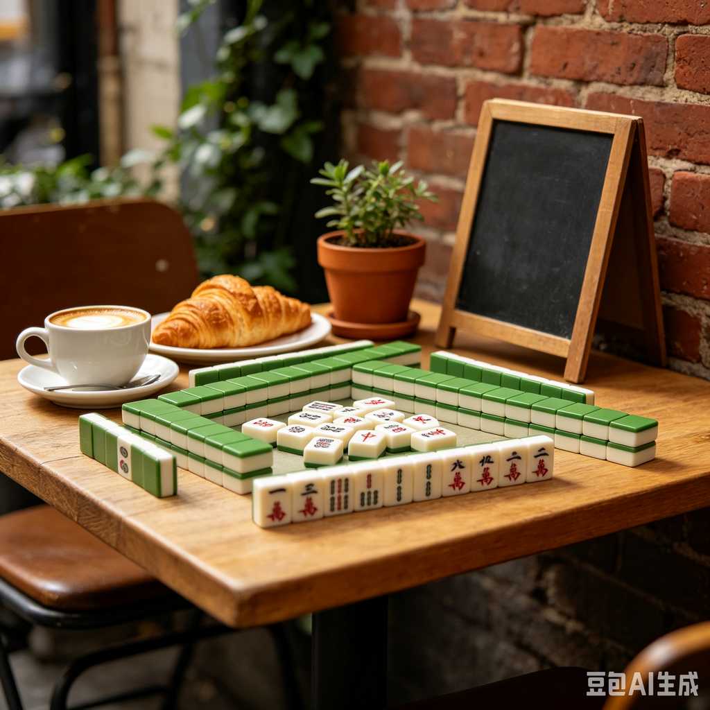 vintage gift mahjong set